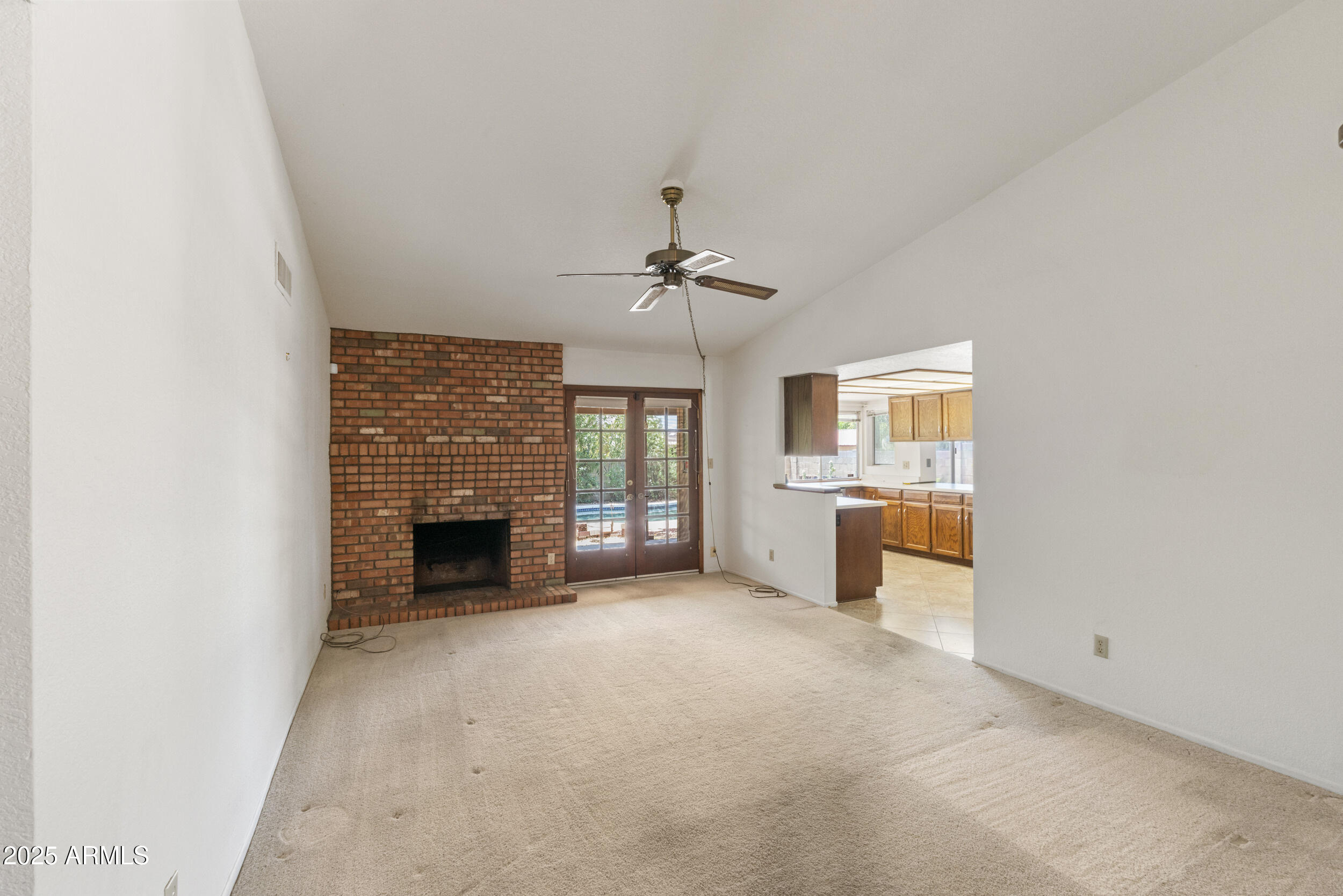 4535 East Redfield Road Phoenix, AZ 85032 - Photo 3 of 24 Brick Fireplace in Living room
