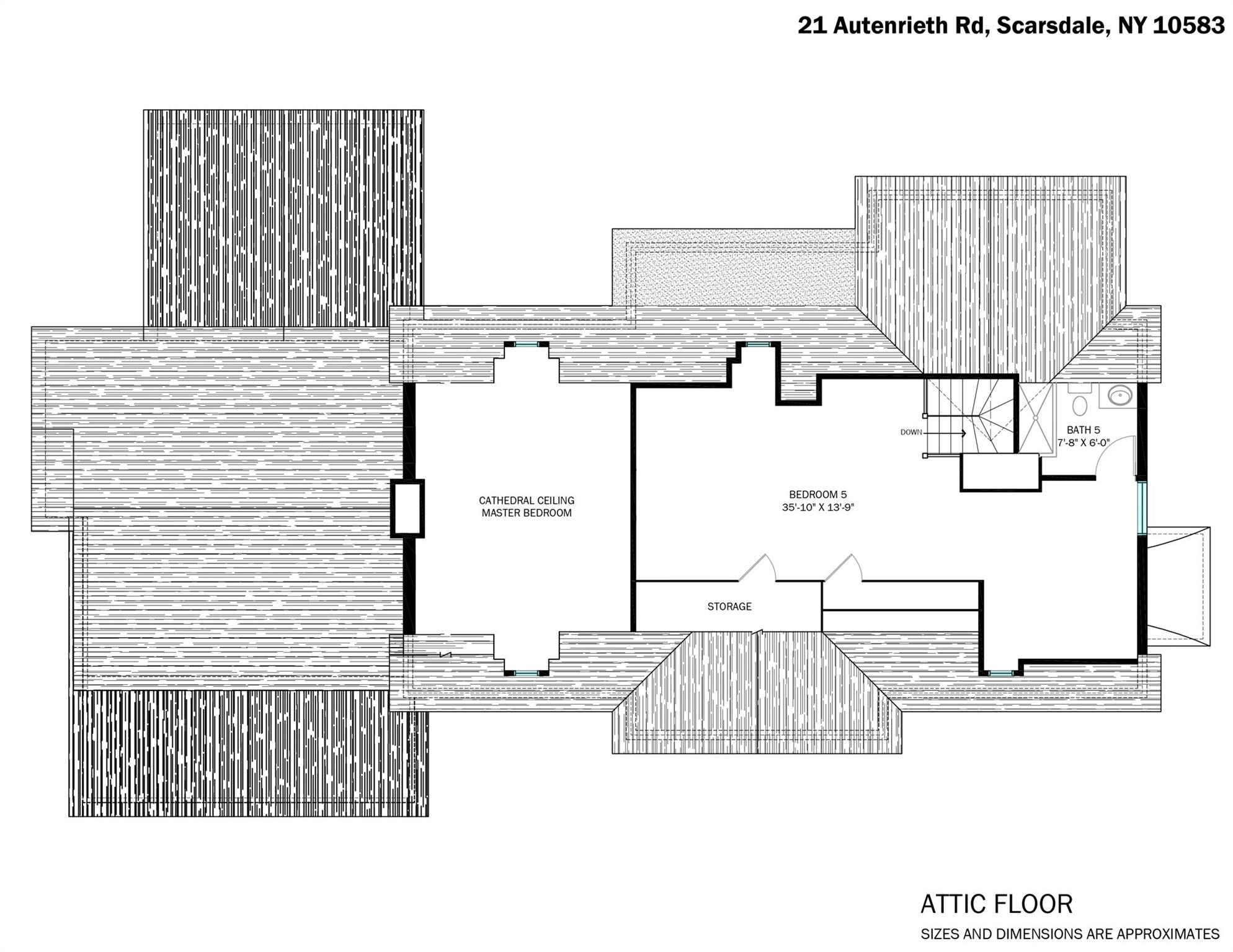 21 Autenrieth Road Scarsdale, NY 10583 - Photo 7 of 8 a black and white photo of a living room
