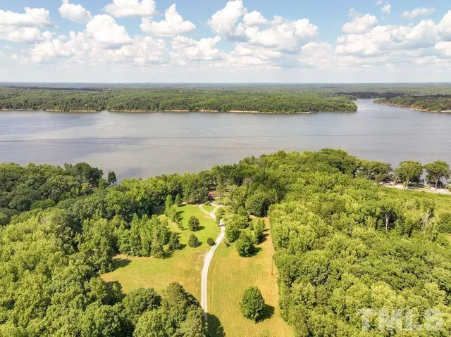 a view of a lake with a lake