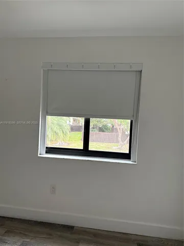 a view of a window in a room