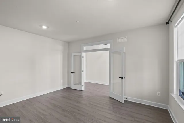 wooden floor in an empty room