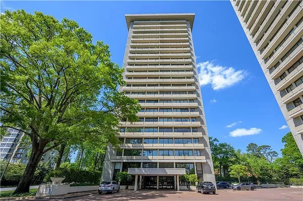 a front view of a building