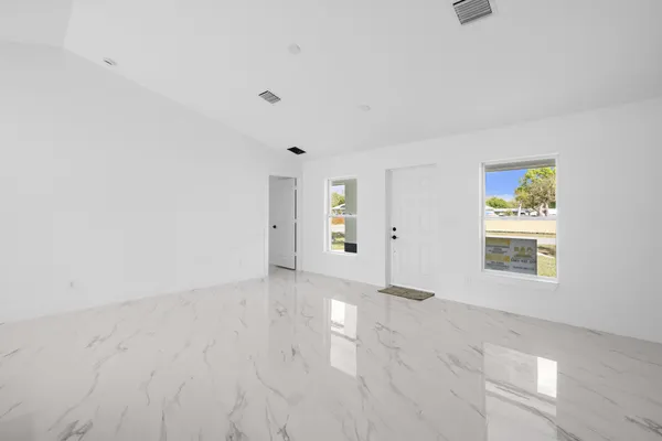 a view of an empty room