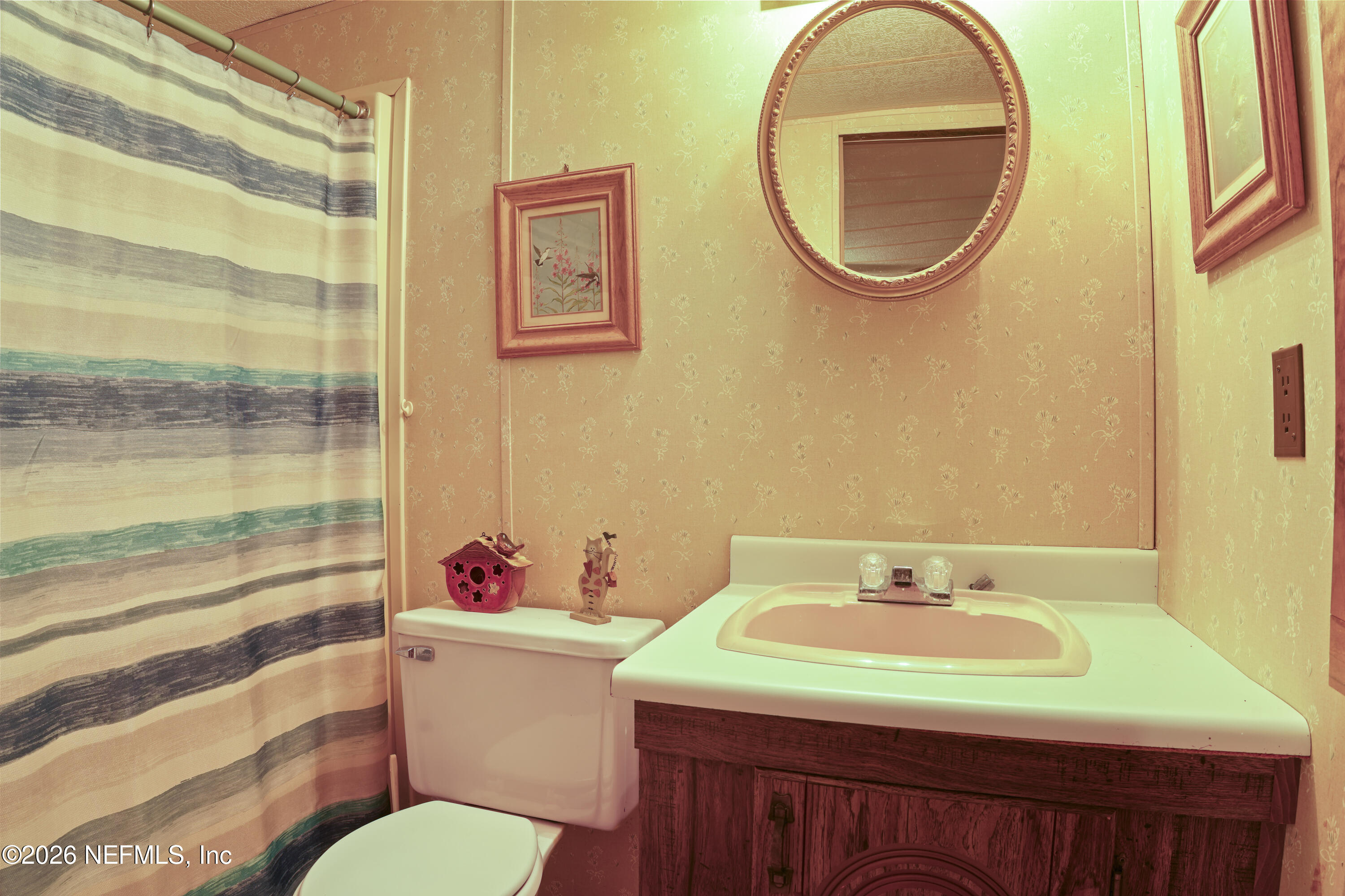 10697 County Road 127 Sanderson, FL 32087 - Photo 24 of 40 a bathroom with a sink mirror bathtub and toilet