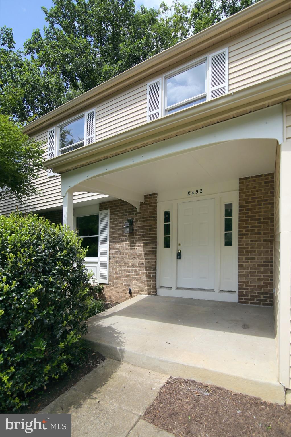 8452 Rushing Creek Court Springfield, VA 22153 - Photo 2 of 30 Covered Front Porch