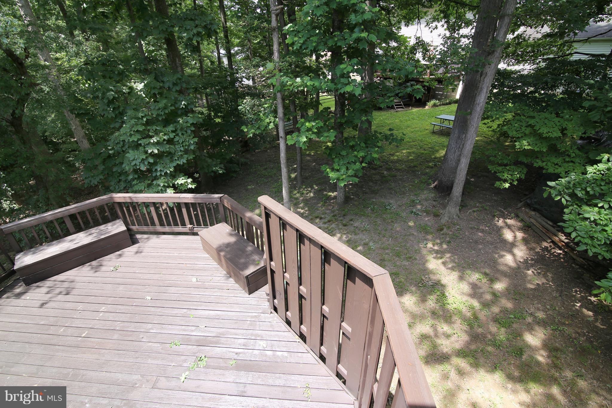8452 Rushing Creek Court Springfield, VA 22153 - Photo 23 of 30 View of the Deck from the Second Level