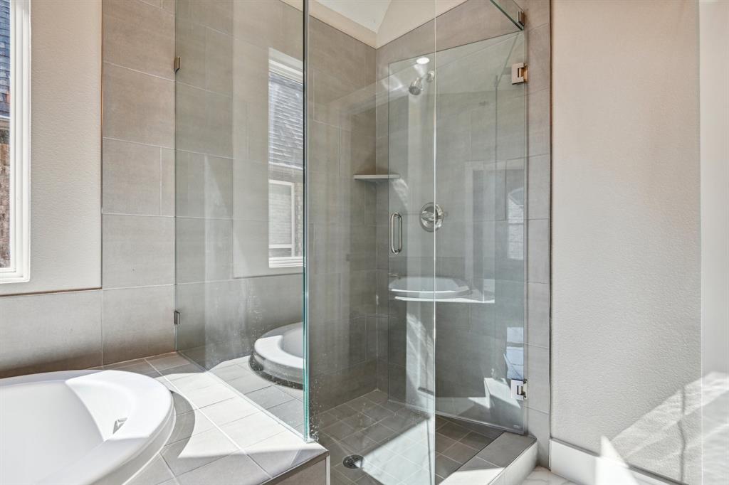 1711 Paytyn Drive Allen, TX 75013 - Photo 23 of 37 Bathroom with separate shower and tub