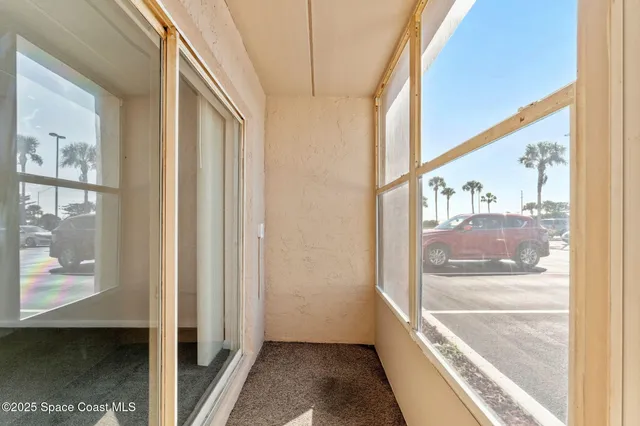 a car parked on the side of a street