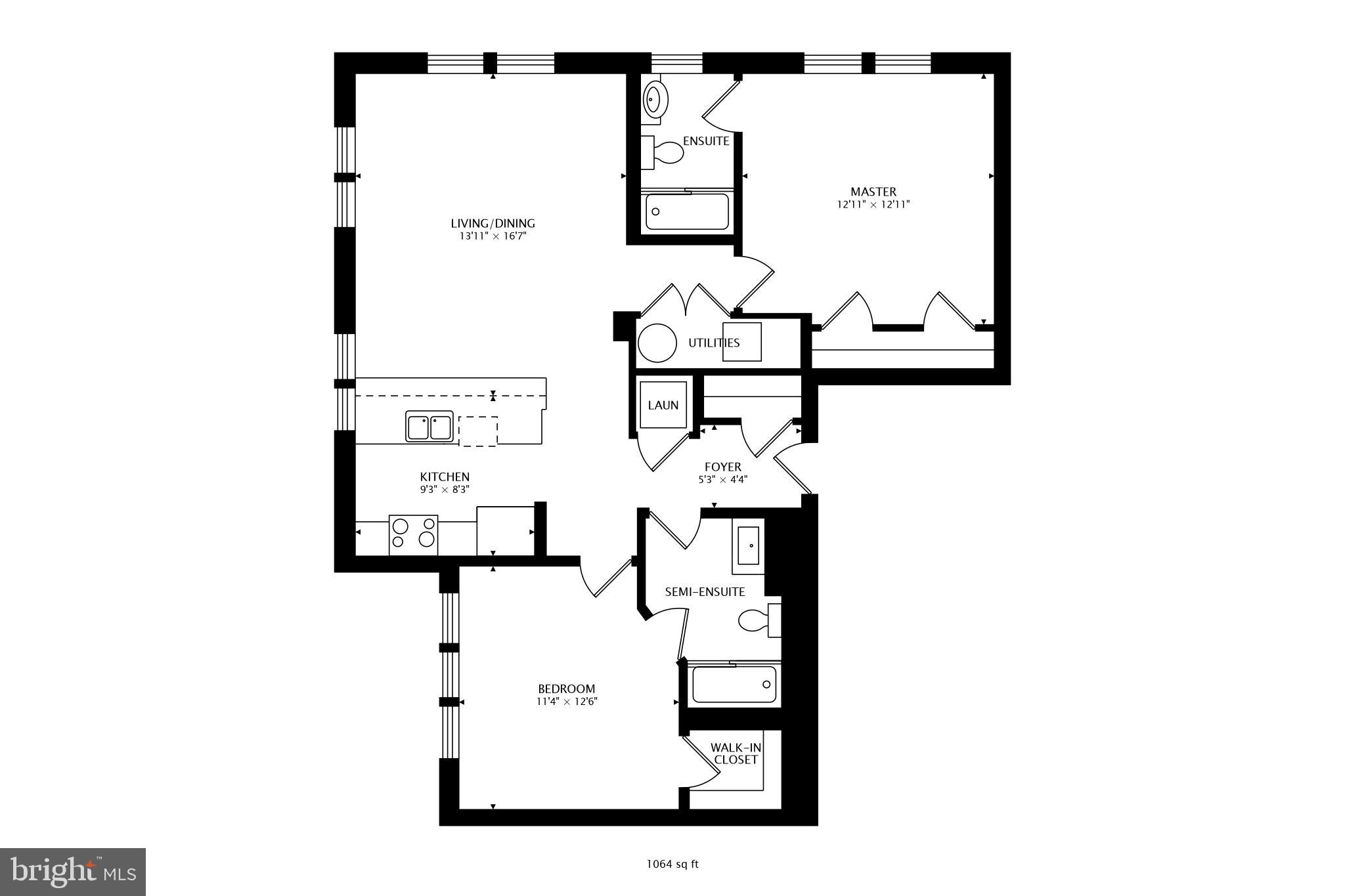 1465 Columbia Road Northwest, Unit 301 Washington, DC 20009 - Photo 27 of 27 Floorplan
