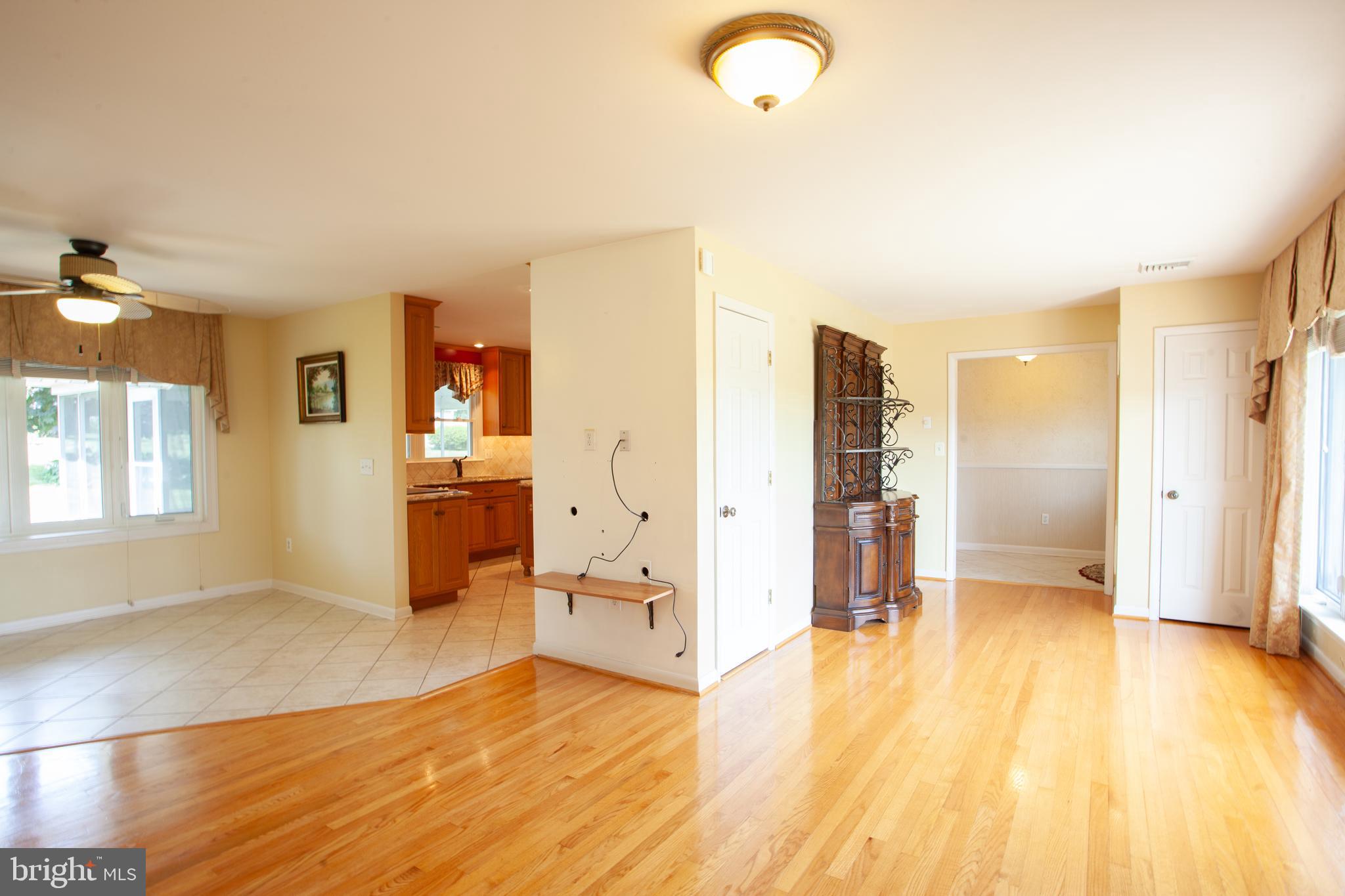 From living room to entrance