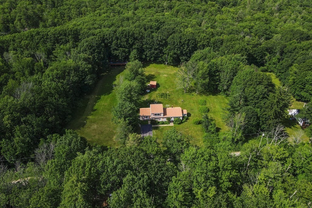 89 Whitney Road Ashby, MA 01431 - Photo 4 of 30 a backyard of a house with a yard and trees