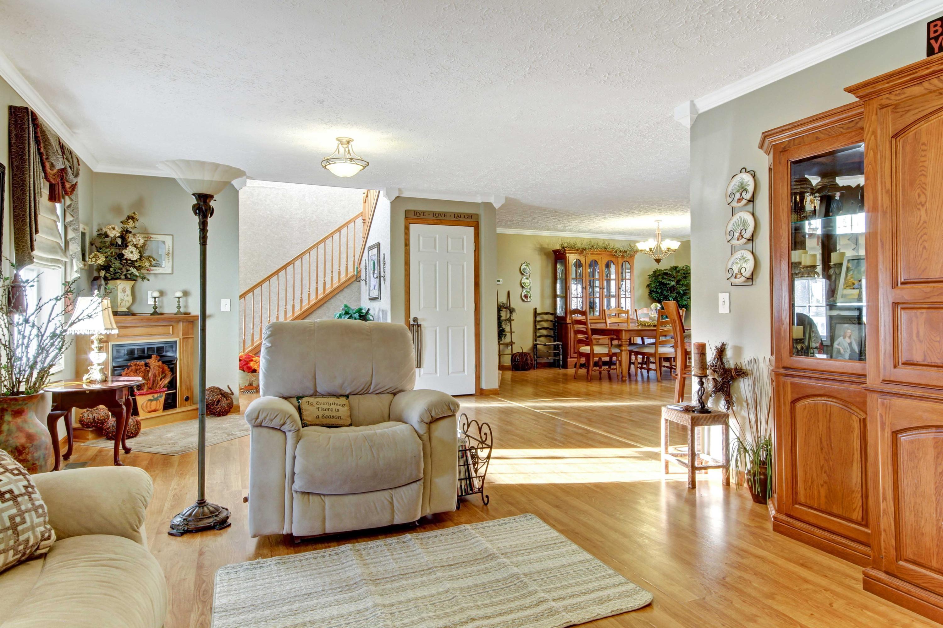4690 Crosier Road Elliston, VA 24087 - Photo 17 of 79 a living room with furniture and a large window