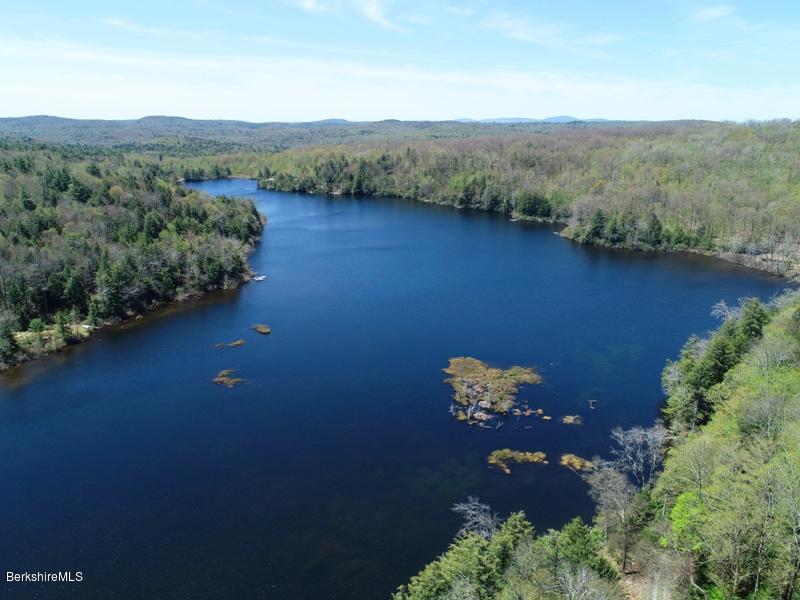 57 Hayes Pond Road Otis, MA 01253 - Photo 36 of 36 a view of a lake with a mountain
