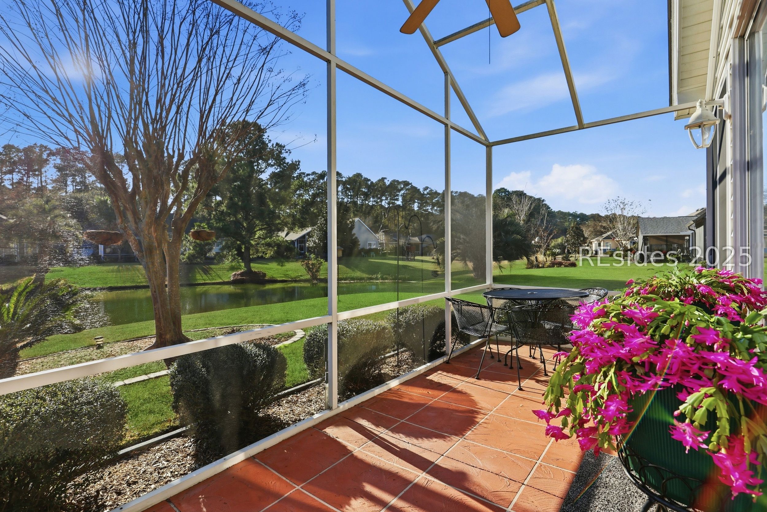 19 Hampton Circle Bluffton, SC 29909 - Photo 31 of 48 Screened porch with beautiful views