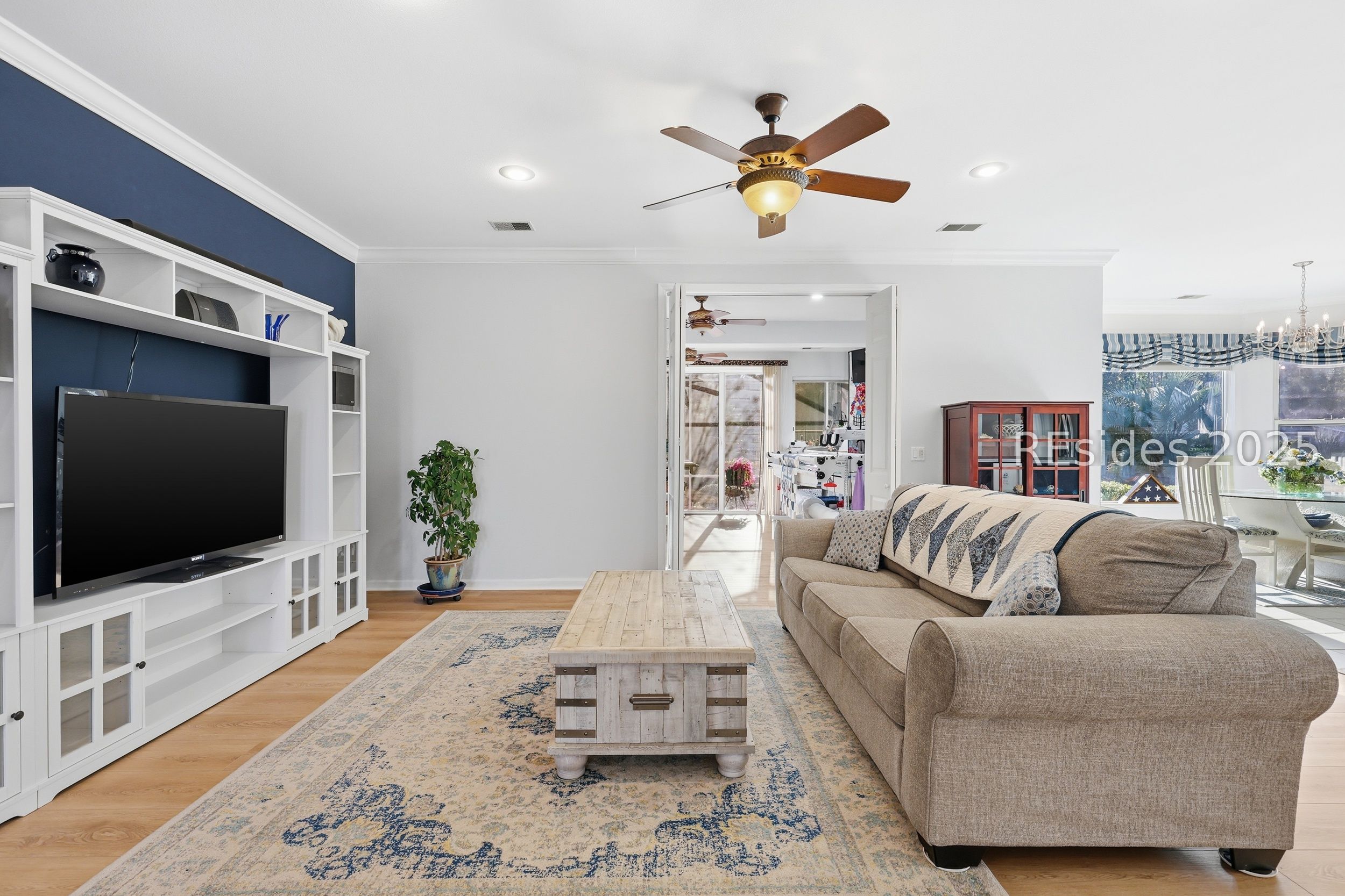 19 Hampton Circle Bluffton, SC 29909 - Photo 8 of 48 Main living area looking into versatile sunroom