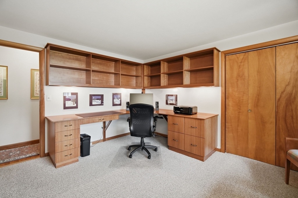 30 Birch Hill Road Northampton, MA 01062 - Photo 28 of 42 a view of a workspace with furniture and a window