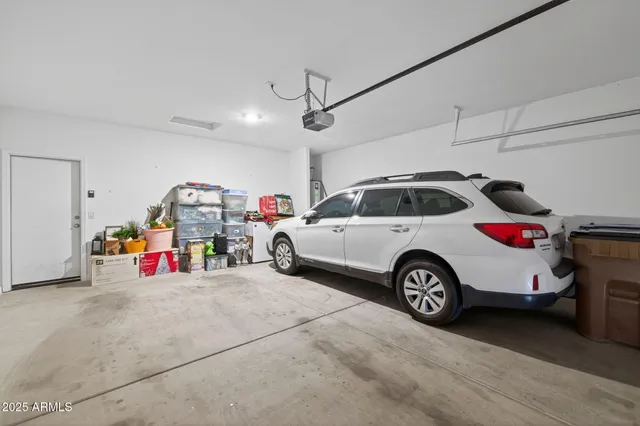 a view of a car garage