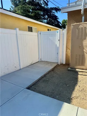 a backyard of a house