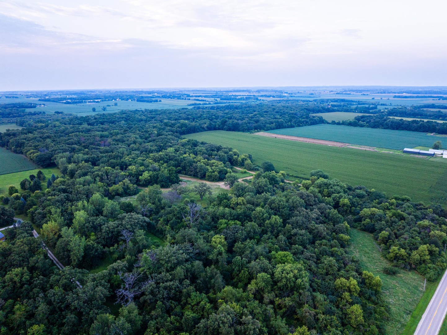 0 Hunter Road Harvard, IL 60033 - Photo 33 of 38 an aerial view of a house with a yard