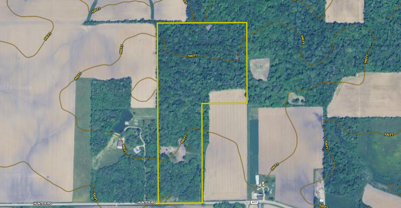 0 Hunter Road Harvard, IL 60033 - Photo 35 of 38 an aerial view of a house with a yard basket ball court and outdoor view