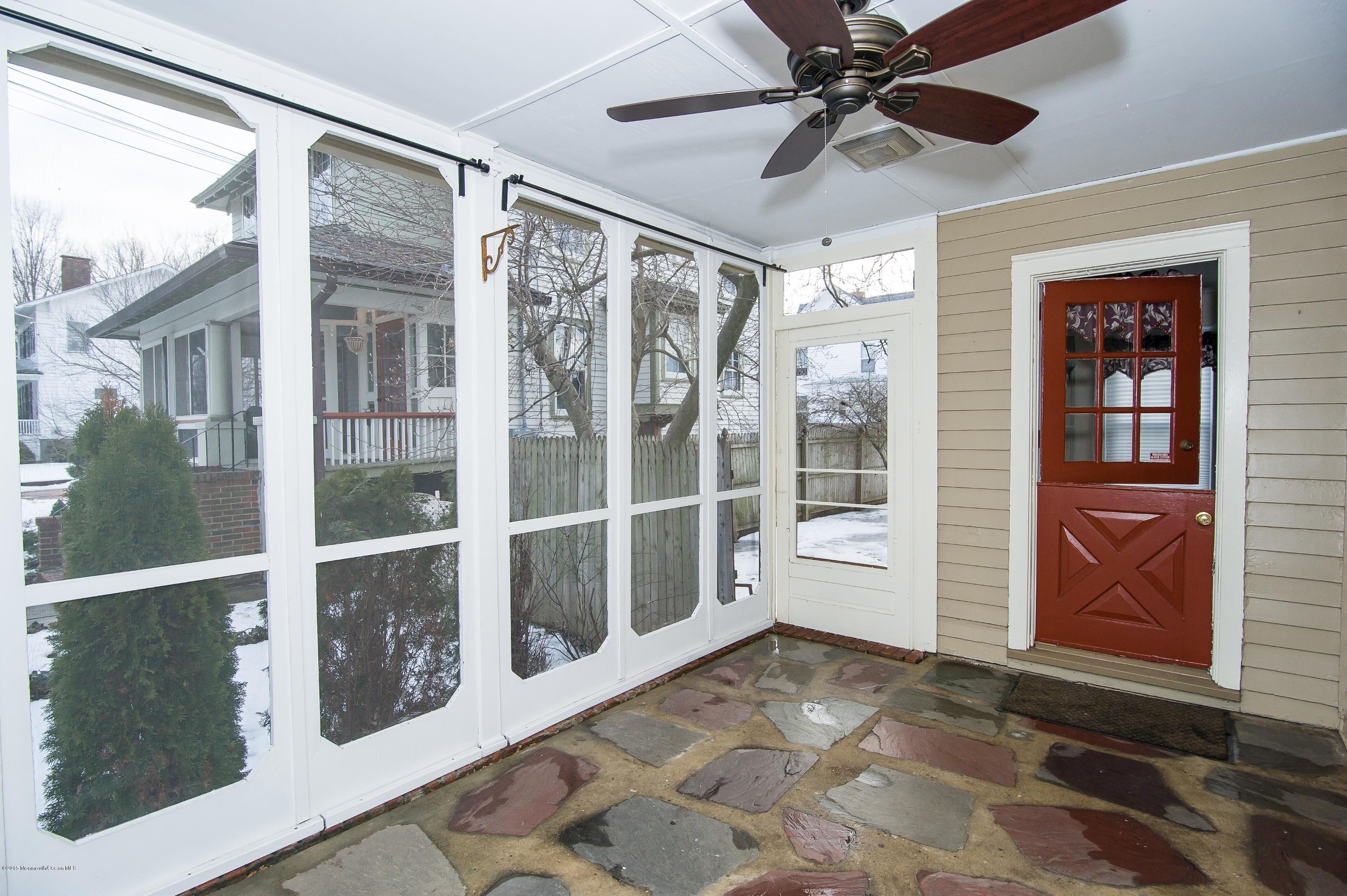 74 Atlantic Street Keyport, NJ 07735 - Photo 22 of 33 Screen Slate Patio w/ Dutch Door to Den