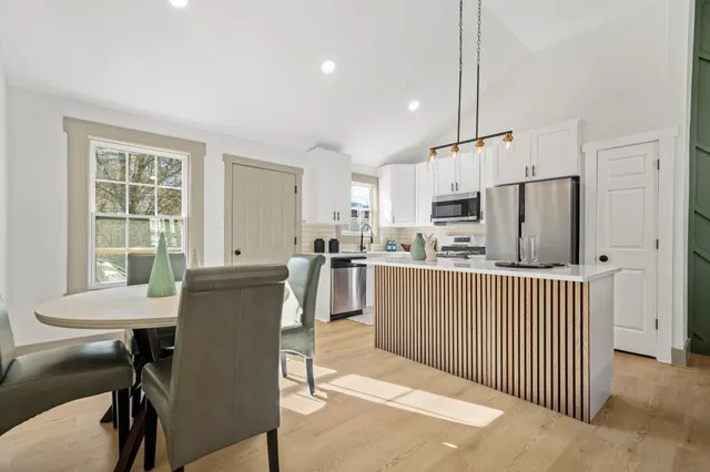 a view of an indoor garage