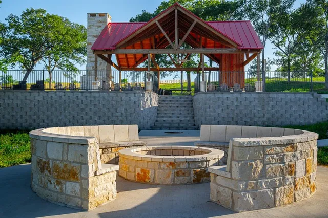 a view of yard with ocean view