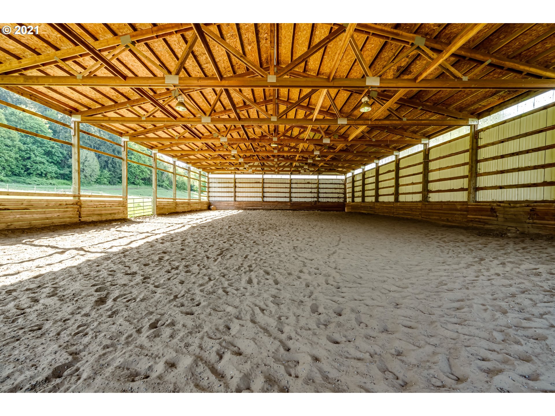 79385 Sears Road Cottage Grove, OR 97424 - Photo 24 of 32 a view of a room with wooden walls