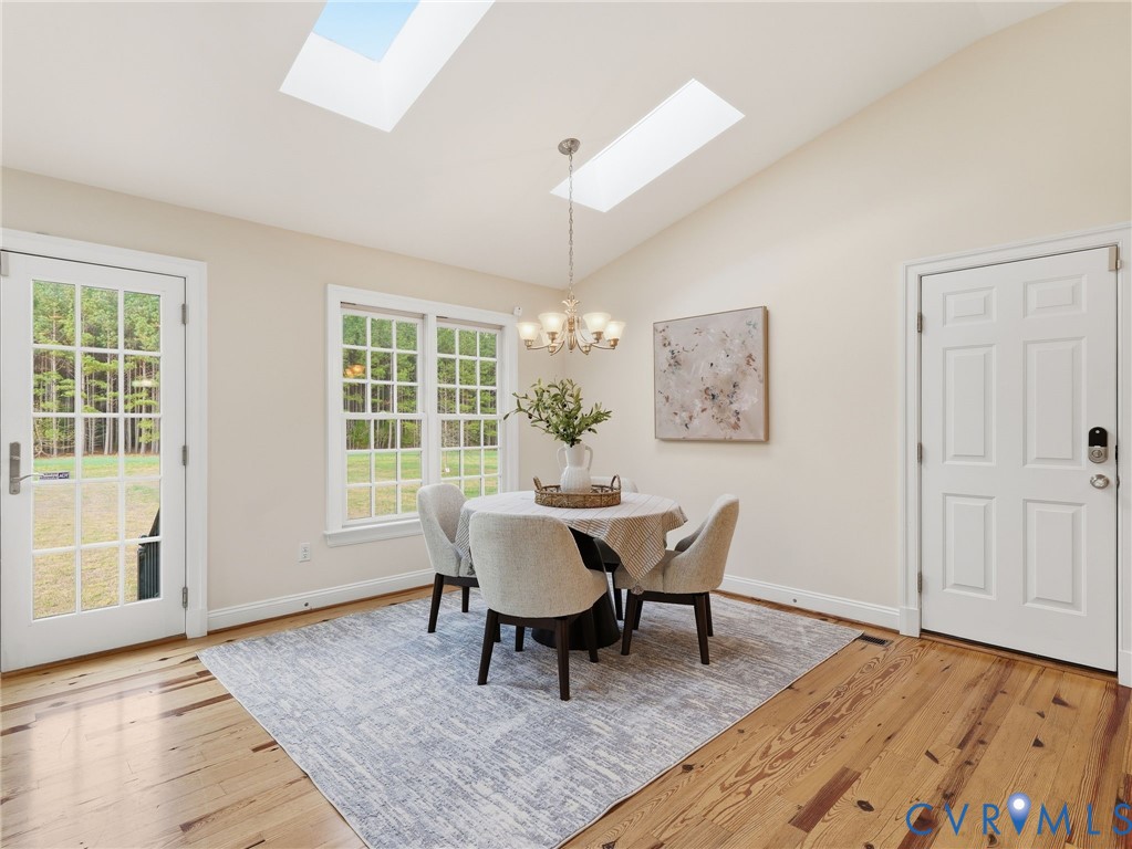 2880 Millmount Parkway Powhatan, VA 23139 - Photo 13 of 36 a view of a dining room with furniture window and wooden floor