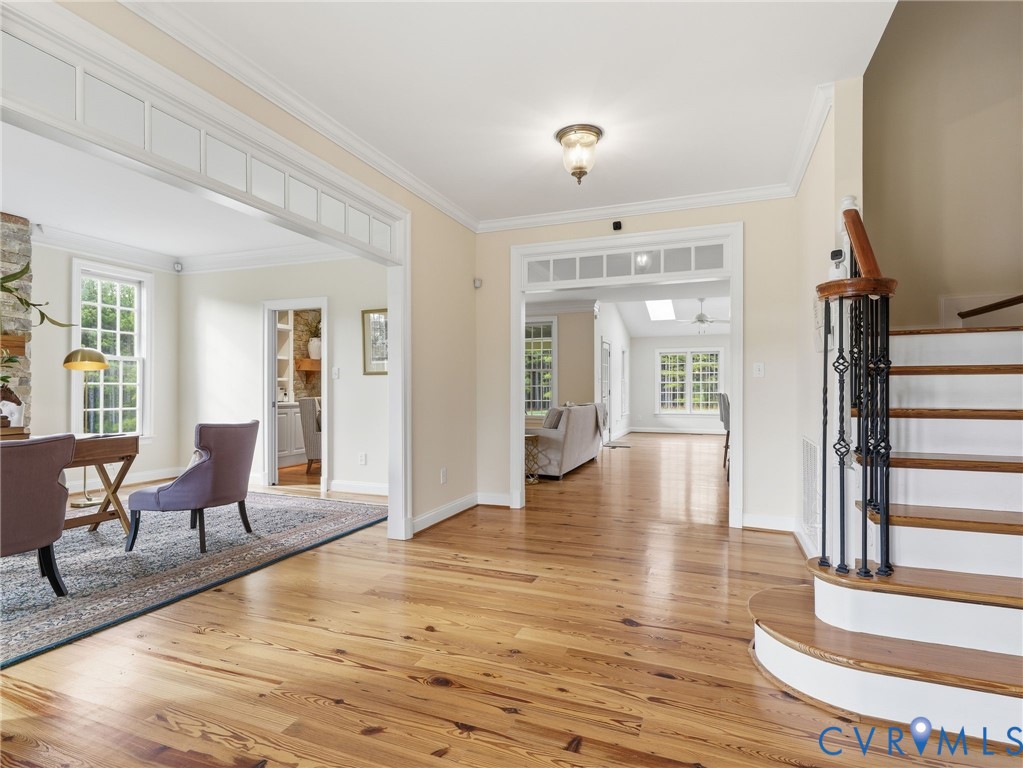 2880 Millmount Parkway Powhatan, VA 23139 - Photo 14 of 36 a view of livingroom with furniture and wooden floor