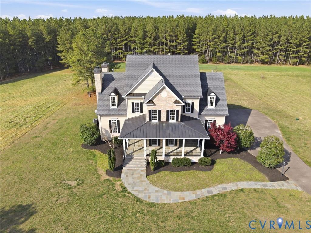 2880 Millmount Parkway Powhatan, VA 23139 - Photo 29 of 36 a aerial view of a house with a big yard