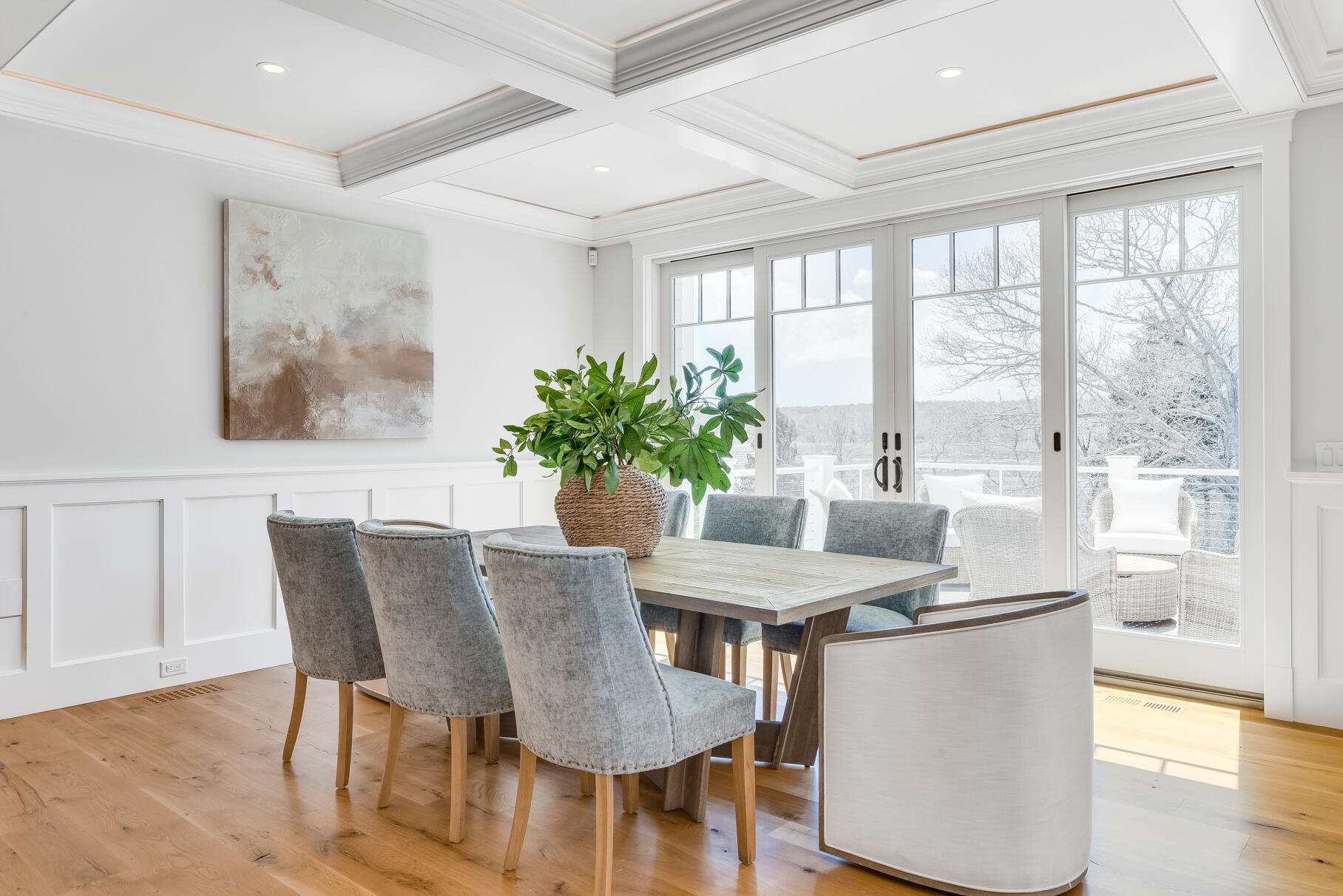 159 Sesuit Neck Road East Dennis, MA 02641 - Photo 27 of 78 a dining room with furniture and wooden floor