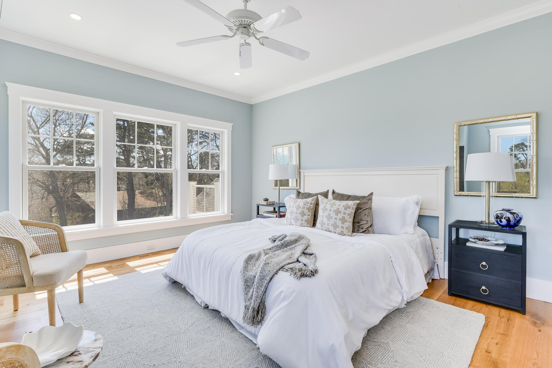 159 Sesuit Neck Road East Dennis, MA 02641 - Photo 33 of 78 a bedroom with a bed and a large window
