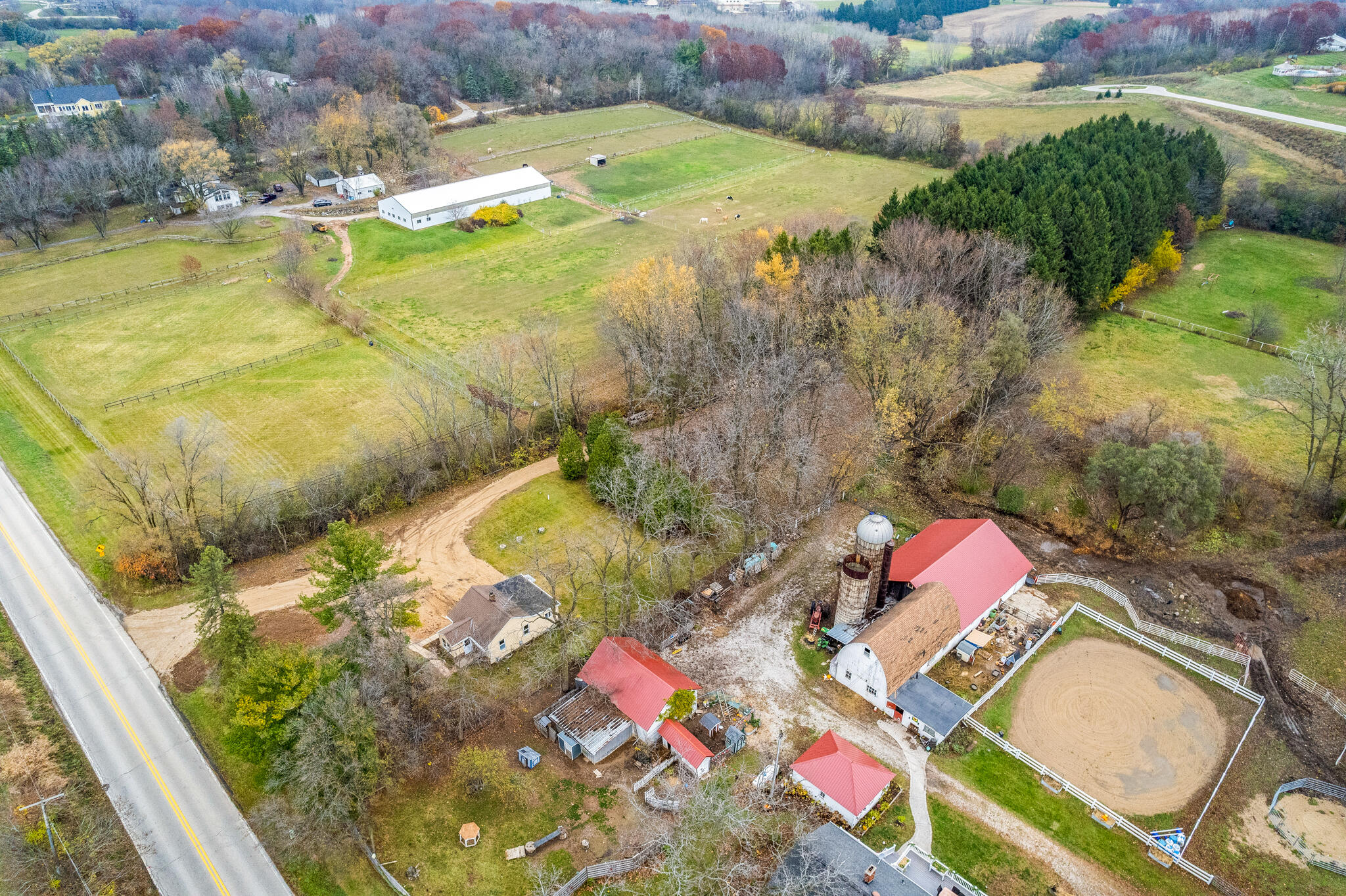 W288S250 Elmhurst Road Waukesha, WI 53188 - Photo 4 of 26 W288S250 Elmhurst Rd, Waukesha-Drone-04