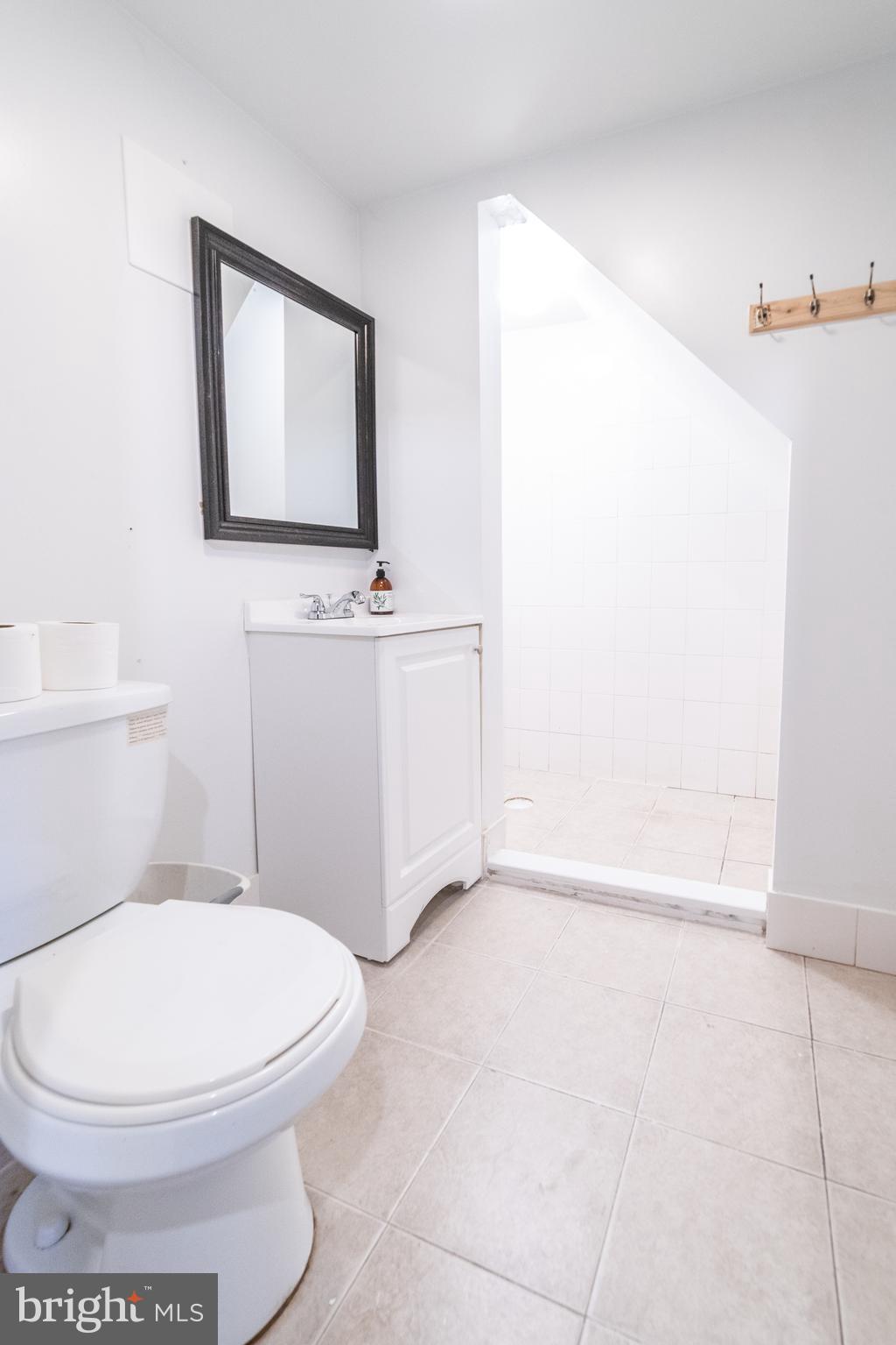 811 Pine Road Wallingford, PA 19086 - Photo 29 of 41 a bathroom with a toilet a sink and mirror