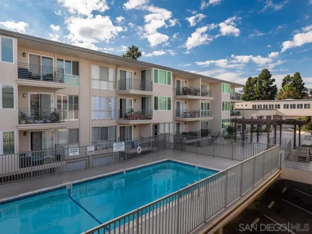 a view of city from a balcony