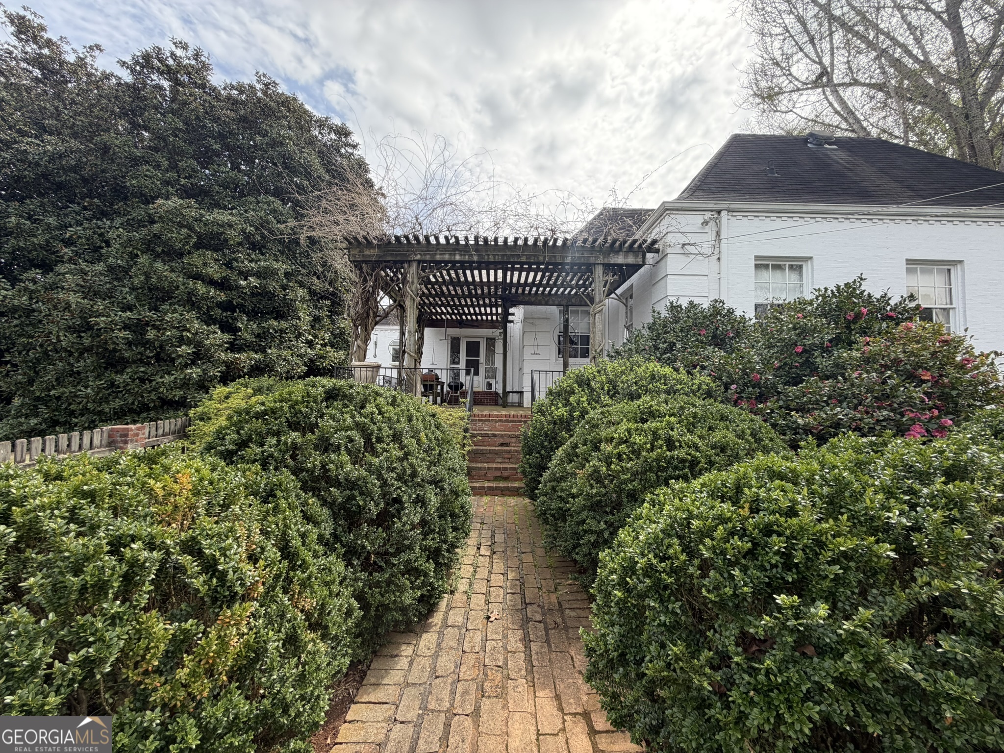 217 East 10th Street Rome, GA 30161 - Photo 5 of 54 Old growth wisteria covers the back terrace