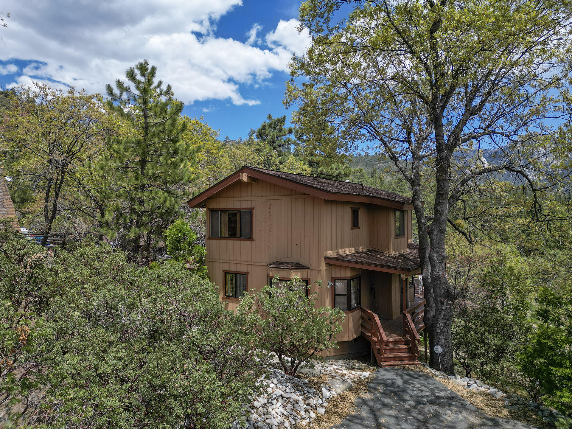 25006 Knob-Hill Idyllwild, CA 92549 - Photo 2 of 47 a view of a back yard