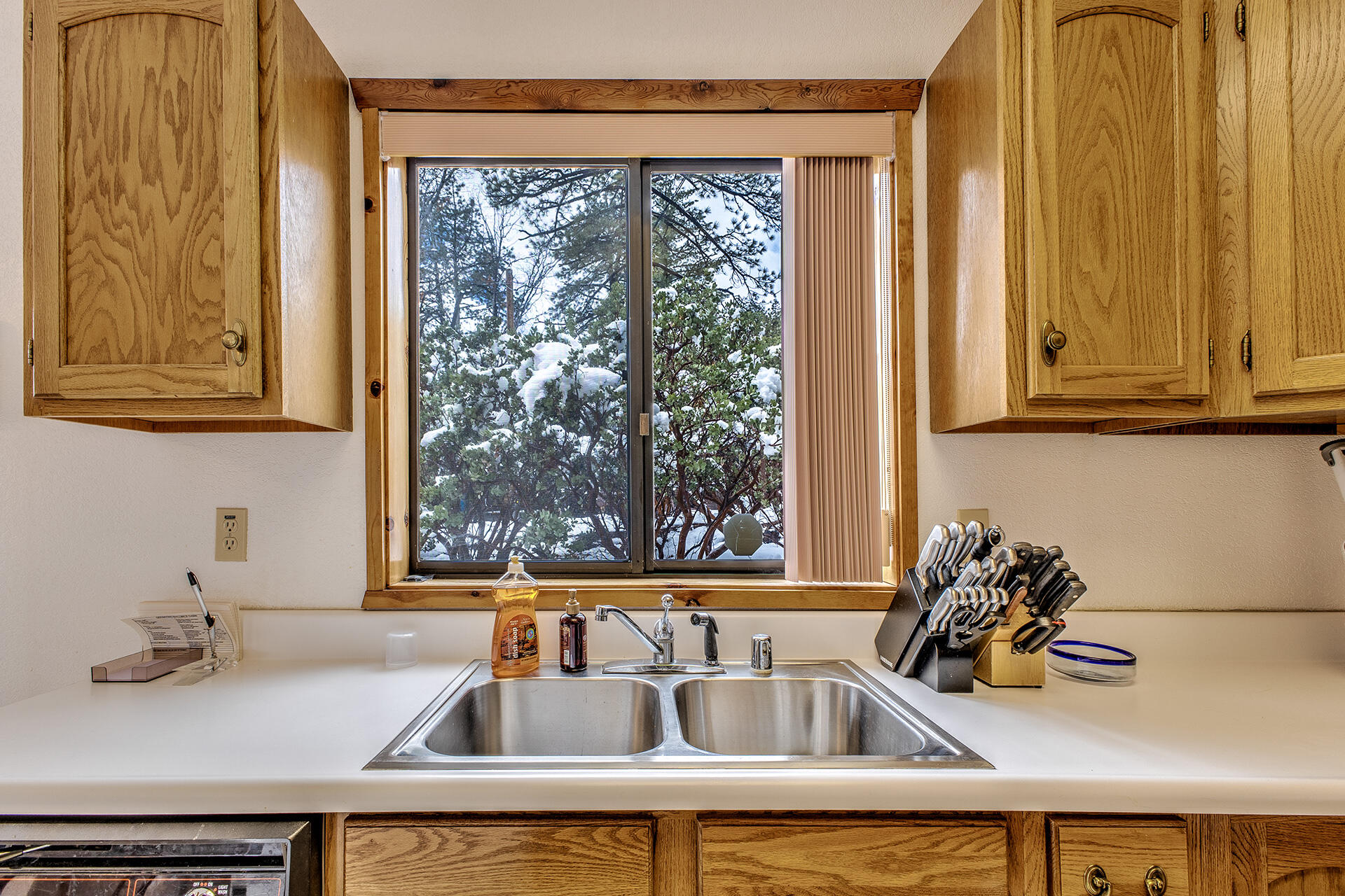 25006 Knob-Hill Idyllwild, CA 92549 - Photo 26 of 47 a kitchen with a sink and a window