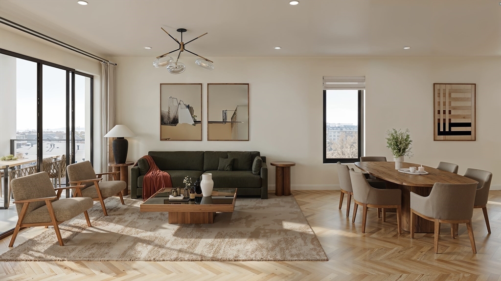 545 East 2nd Street, Unit 3 Boston, MA 02127 - Photo 3 of 9 a living room with furniture and a window
