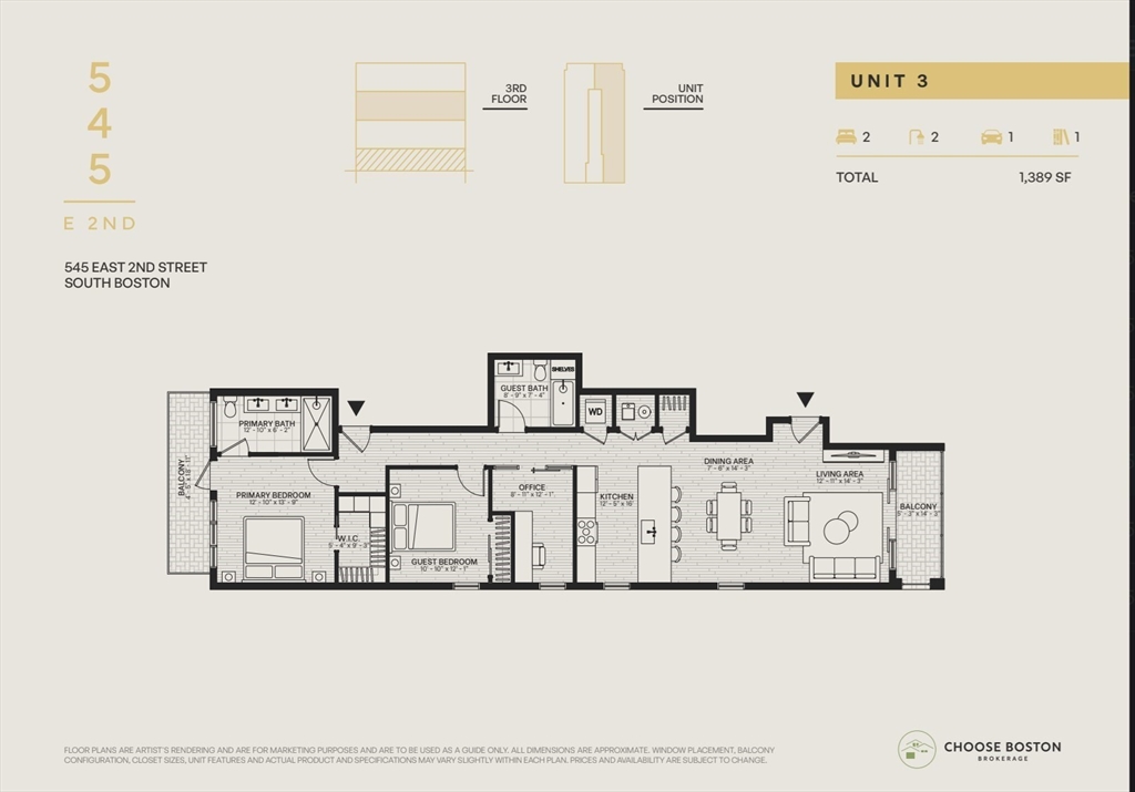 545 East 2nd Street, Unit 3 Boston, MA 02127 - Photo 8 of 9 a black and white photo of a refrigerator