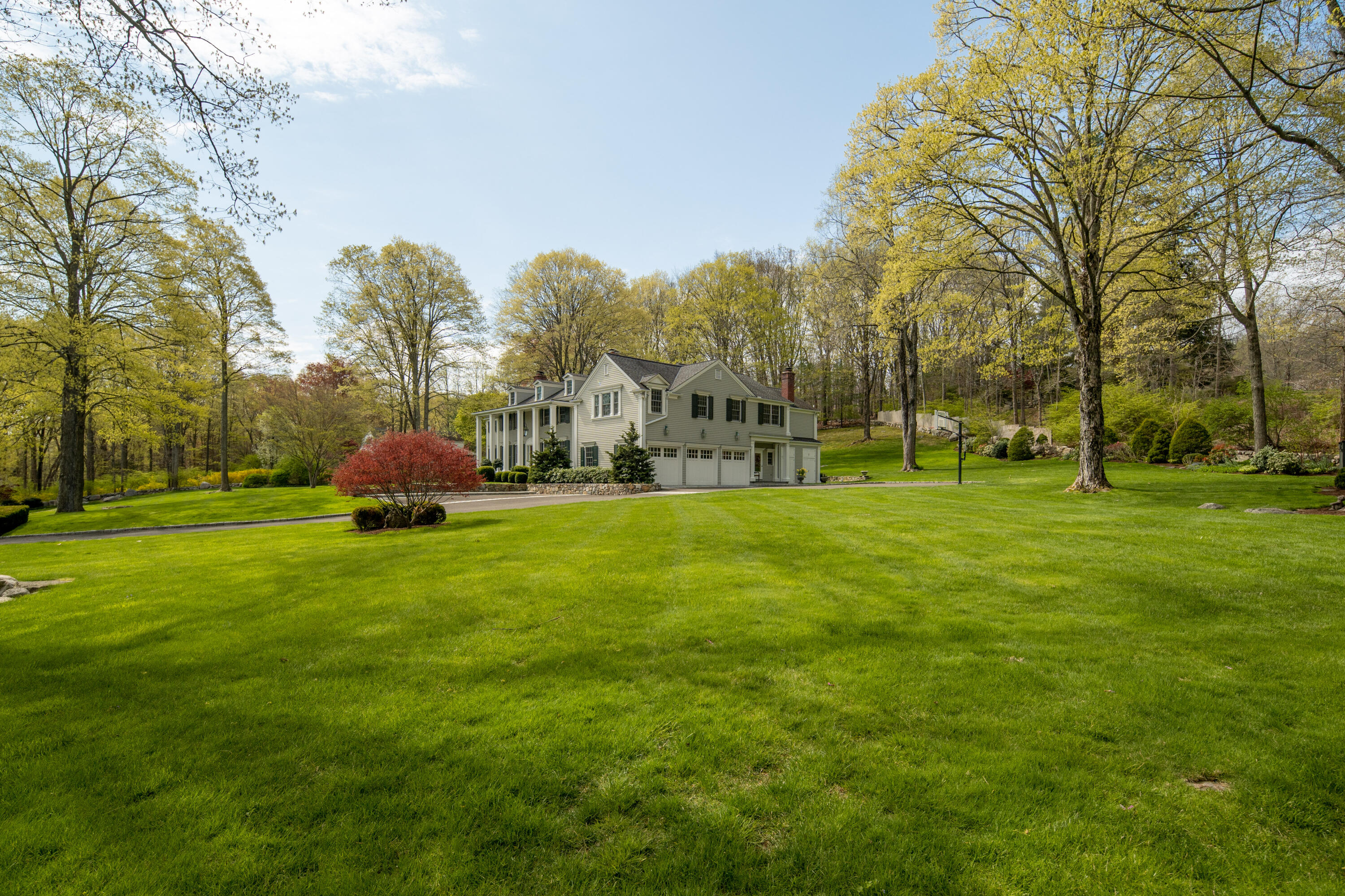 398 Valley Road New Canaan, CT 06840 - Photo 37 of 44 a view of a park with large trees