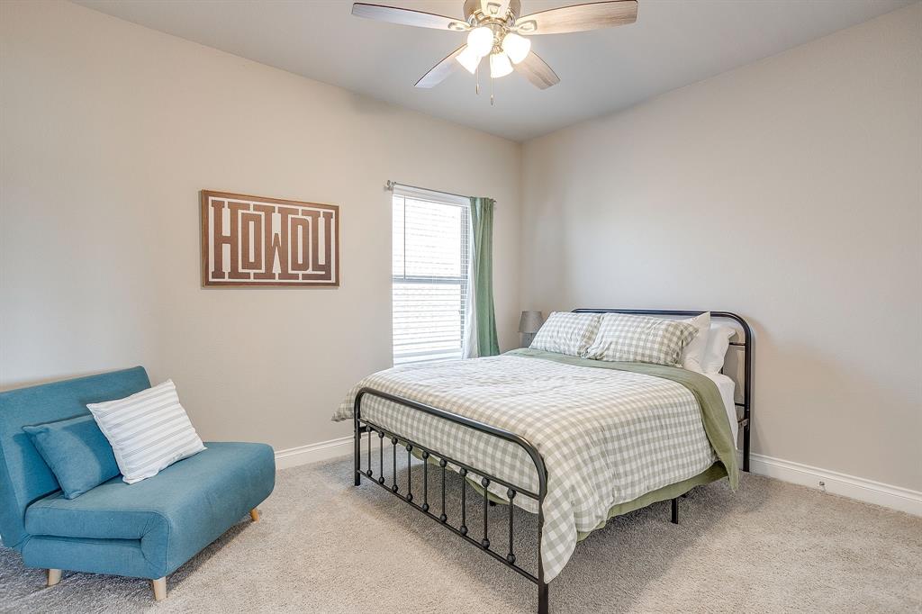 5709 Pope Creek Road Fort Worth, TX 76126 - Photo 32 of 39 The second of two spacious upstairs bedrooms — All rooms have spacious walk-in closets!