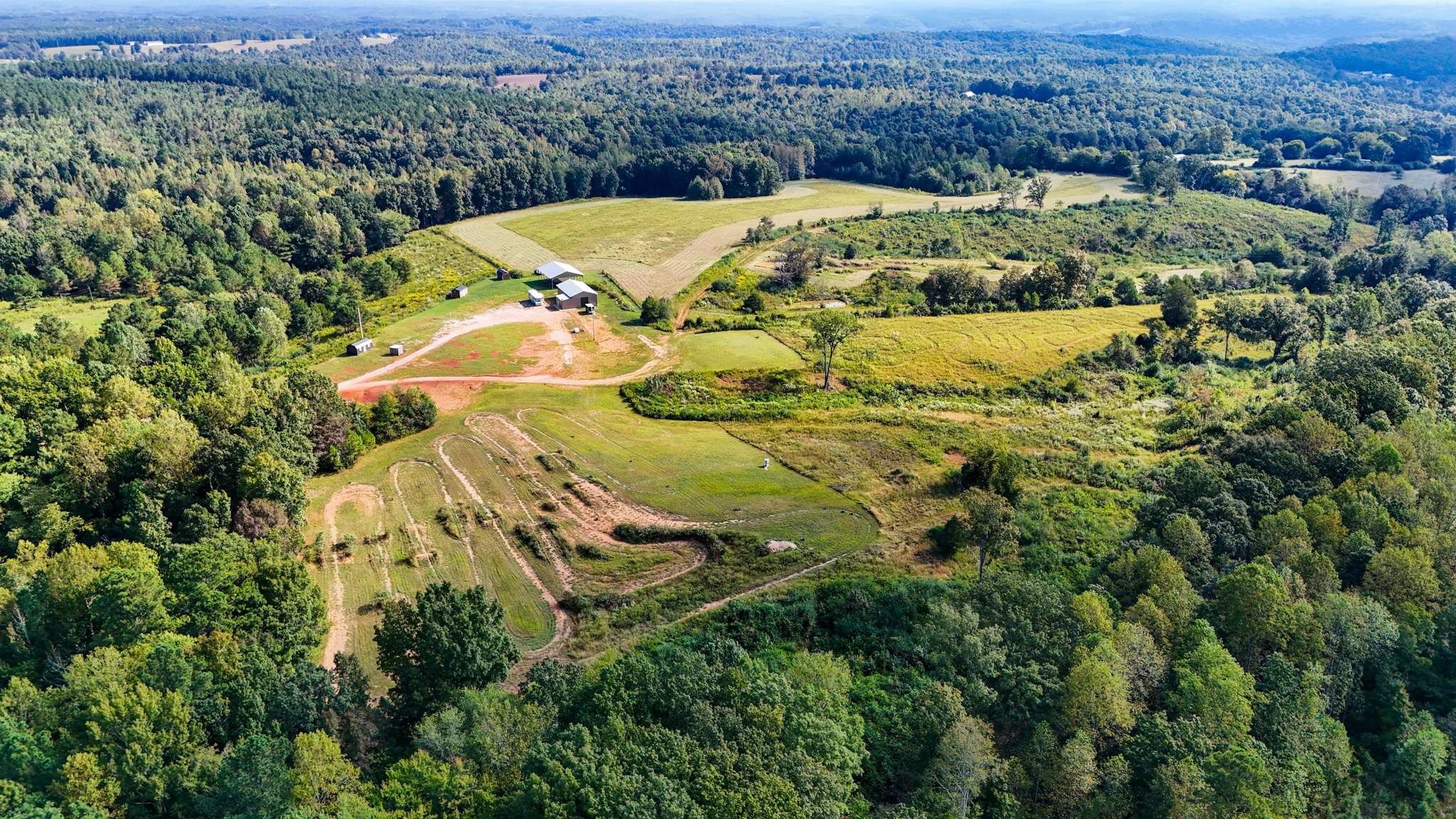 437 South Ore Road Westpoint, TN 38486 - Photo 14 of 58 an aerial view of a house with a yard