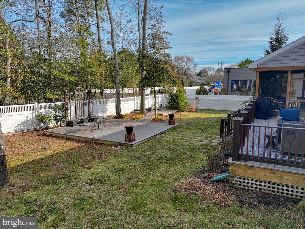 135 Cornwall Road Rehoboth Beach, DE 19971 - Photo 16 of 101 Spacious fenced backyard ideal for pets or play.