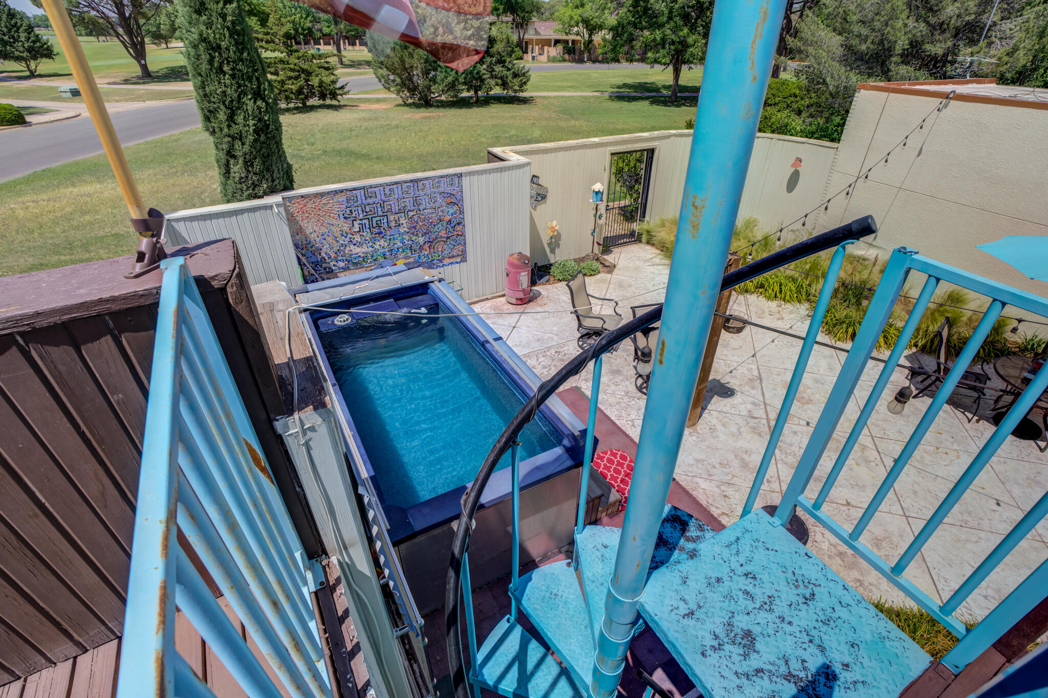 5018 92nd Street Lubbock, TX 79424 - Photo 47 of 53 Outdoor spiral staircase