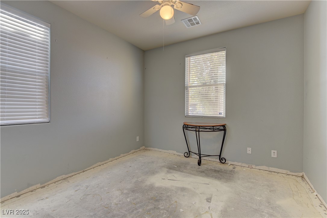 972 Rue Grand Paradis Lane Henderson, NV 89011 - Photo 22 of 32 Empty room with ceiling fan