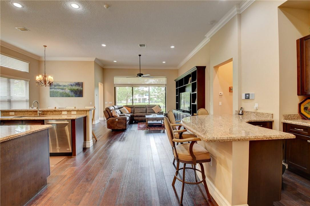 16643 Ambassador Bridge Road Delray Beach, FL 33446 - Photo 13 of 66 Bar kitchen and Family Room