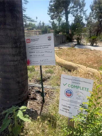 a view of a sign board