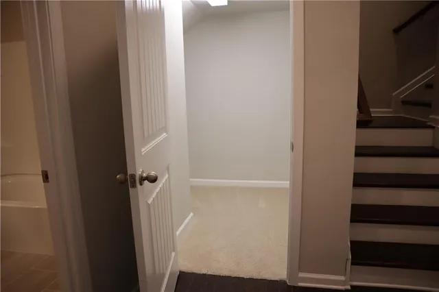 a view of a small space